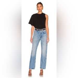 BNWT!  AGOLDE 90’s Jean Mid-rise straight leg Size 33 100% organic cotton